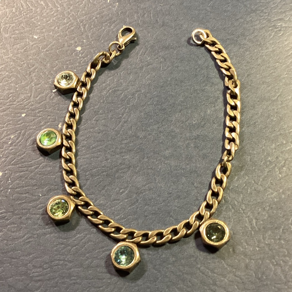 Antique silver Swarovski bracelet